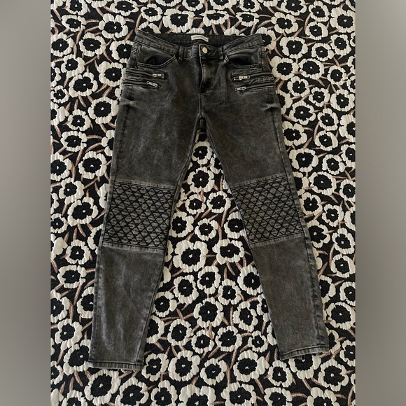 Zara - Slim Fit Skinny Mid Rise The Rider Jeans - Picture 1 of 6